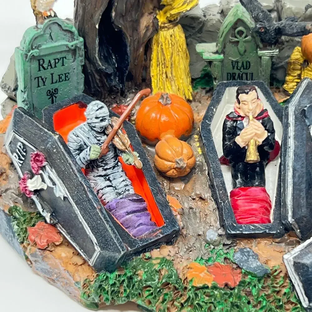 Vintage Lemax Spooky Town A Little Night Music 73601 Halloween Decor 2007 W/ Box